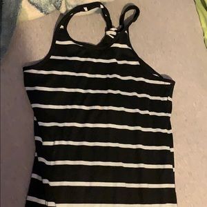 Black and white Maxi dress